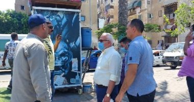 عقوبات على المخالفين.. إزالة الإشغالات بمحيط مقابر بورسعيد.. صور