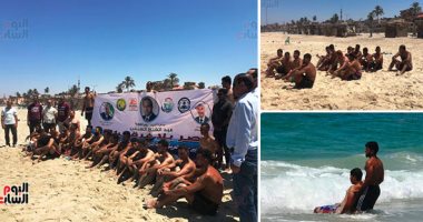 "شواطئ مصر بلا غرقى" تنتشر فى العريش.. مبادرون من شباب شمال سيناء يوفرون 30 منقذا على الشاطئ.. أساتذة من جامعة العريش يجرون اختبارات لاختيار السباحين.. والشباب والرياضة تتابع توزيعهم على المناطق