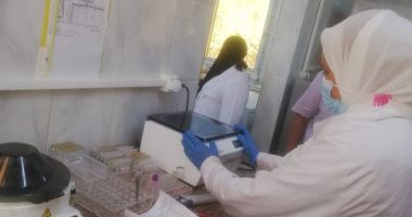 أول بنك شامل داخل مستشفى عام.. شاهد بنك الدم بالداخلة الوادى الجديد.. لايف