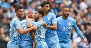 مانشستر سيتى يسجل رقماً قياسياً بعد خماسية نورويتش بالدوري الإنجليزي