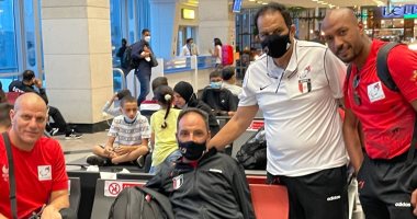 أعضاء البعثة البارالمبية يتجمعون فى مطار القاهرة استعداداً للسفر لطوكيو.. صور