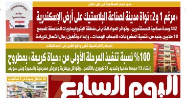 "مرغم 1 و2" نواة مدينة لصناعة البلاستيك على أرض الإسكندرية.. غدا باليوم السابع