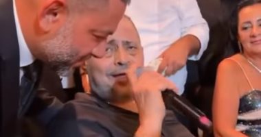 جورج وسوف يغنى لابنه "جونيور" وعروسته فى فيديو جديد من حفل زفافه