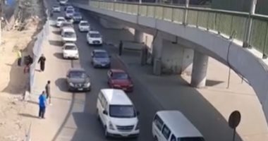 لو نازل دلوقتى.. شاهد حركة المرور أعلى كوبرى أكتوبر وطريق الكورنيش بالقاهرة