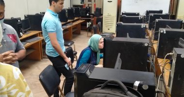 بدء توافد طلاب الثانوية العامة على معامل التنسيق لتسجيل الرغبات 