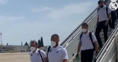 طائرة ريال مدريد تنجو من حادث مروع قبل مواجهة ليفانتي.. فيديو وصور