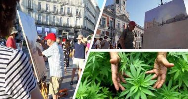 العالم هذا الصباح.. تونس تتسلم 20 ألف لتر أكسجين قادمة من إيطاليا لمجابهة كورونا.. جندية كندية تطعم زملاءها حلوى بـ"القنب" أثناء تدريب بذخيرة حية.. وتزاحم عشاق الفن لمشاهدة رسومات "أنطونيو لوبيز" فى ساحة مدريد