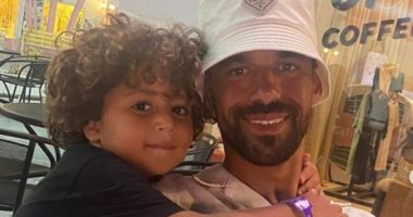 عبد الله السعيد يحتفل بعيد ميلاد نجله على.. صور
