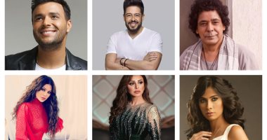 الكينج وحماقى وهيفاء وهبى وأنغام وروبى نجوم حفلات آخر "ويك آند" بأغسطس