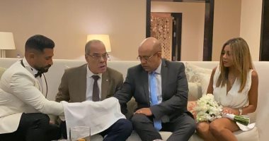 عقد قران أحمد سعد وعلياء بسيوني في جو عائلي.. صور