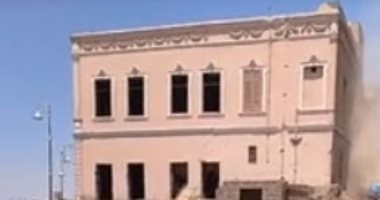 أعمال تطوير طريق الكباش الفرعونى..والبداية من قصر يسي اندوراس التاريخي.. لايف 