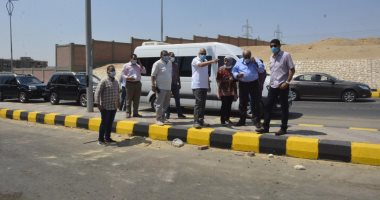 محافظ الجيزة يتابع تنفيذ رصف وتطوير طريق التجنيد بتكلفة 25 مليون جنيه