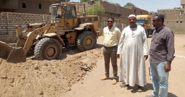 حياة كريمة.. بدء إنشاء مجمع زراعى بقرية العباسية بكوم أمبو