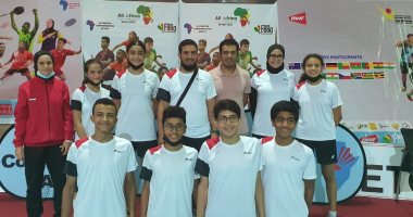منتخب ناشئى وناشئات مصر أبطال إفريقيا للريشة الطائرة تحت 15 سنة