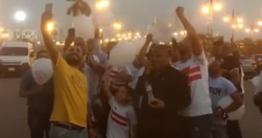 جماهير الزمالك تؤازر الأبيض فى مباراة حسم الدورى بإستاد الدفاع الجوي