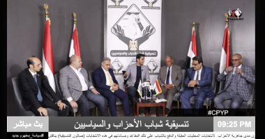 أحمد السجينى بصالون تنسيقية شباب الأحزاب: بعض التشريعات تخرج بالتنسيق مع السلطة التنفيذية