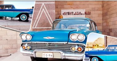 "عمرها 60 سنة".. سيارة عبد الناصر شاهدة على تاريخ إنشاء السد العالى.. إعادة صيانتها ووضعها فى المتحف المكشوف بالمركز الثقافى الإفريقى بأسوان.. لونها بترولى وسرعتها الـ120 كم وناقل الحركة رباعى.. فيديو وصور