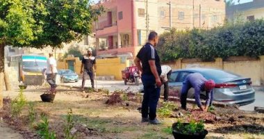 الشرقية تتجمل بتكثيف أعمال النظافة والتجميل بمداخل وشوارع المدن.. صور