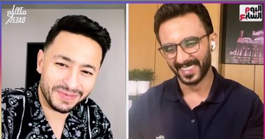 النجم حمادة هلال عبر Live مع As3ad: لا أخجل من الحديث عن حياتى قبل الشهرة.. و"أم أحمد" أغنية وطنية تعبر عن مصر.. شخصية "صابر المداح" لازمتنى لشهور.. و"الفورما" فى "بحب الجدعنة" حقيقية و"عملتها فى شهر ونص"