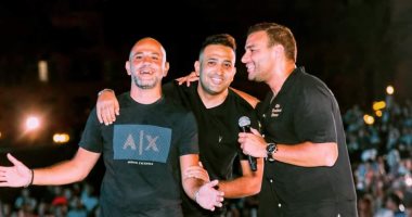 صلح رامى صبرى وتامر حسين وعزيز الشافعى رسميًا أمام الجمهور فى الساحل الشمالى