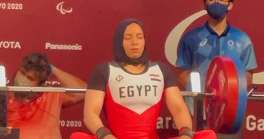 رحاب رضوان تحطم الرقم البارالمبي فى المحاولة الأولى لتقترب من الميدالية الذهبية