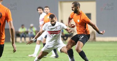 الزمالك يتعادل سلبيًا مع البنك الأهلى فى أول شوط باحتفالية بالدورى