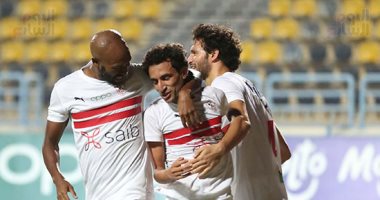 أيمن حفني يسجل أول هدف مع الزمالك فى مباراة التتويج بالدورى.. فيديو وصور