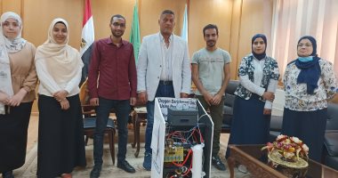 حكاية طلاب بجامعة المنوفية ابتكروا جهازا يوفر الأكسجين من الهواء