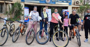 ماراثون للدراجات من مستشفى العباسية لنشر الوعي بمفاهيم الصحة النفسية.. صور