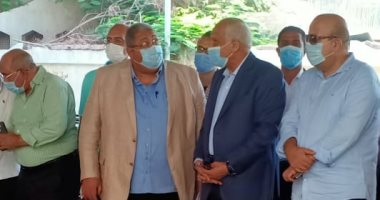 القابضة للمياه تعلن عن إصلاح كسر خط طرد الصرف الصحى بشارع المتحف الزراعي