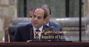 الرئيس السيسي فى رسالة للشعب العراقى: "حافظوا على بلدكم.. ابنوا وتعاونوا"