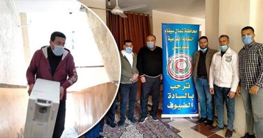 شباب ومتطوعون وفاعلو خير يصنعون الابتسامة على وجوه مرضى كورونا بشمال سيناء.. ينفذون مبادرة توفير الأكسجين والدواء فى العزل المنزلى .. 500 حالة استفادت من المبادرة.. ومتبرعون يوفرون 49 جهاز أكسجين وتكلفة العلاج