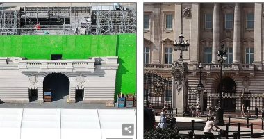 إنشاء يخت ملكي ومدخل قصر باكنجهام من أجل مسلسل The Crown.. صور 