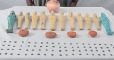 ضبط 96 قطعة أثرية داخل منزل مواطن نقب عن الآثار بأسيوط