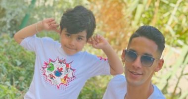 بدر بانون مدافع الأهلى يحتفل بعيد ميلاد ابنه بلحظات عائلية مميزة.. صور