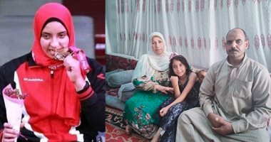 فرحة وزغازيد بقرية رحاب رضوان بطلة العالم فى رفع الأثقال بالشرقية.. أسرتها: صمنا وأقمنا الليل تضرعا لله لرجاء تفوقها بالمباراة.. والدها: أفتخر بأنى أبو البطلة.. ورفعت رأسى ورأس مصر فى محافل الدولية.. فيديو وصور