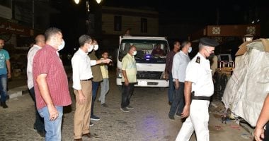 محافظ الغربية في جولة ليلية حتى منتصف الليل بشوارع طنطا