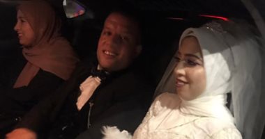 حفل زفاف "أسماء وحسين" من قصار القامة وتحديا الإعاقة بالزواج في العريش.. صور وفيديو
