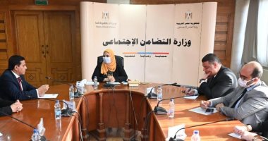 وزيرة التضامن تبحث مع حزب "حماة الوطن" تعزيز الرعاية الاجتماعية