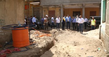 الرئيس التنفيذي للمصرية للاتصالات يتفقد أعمال التطوير بمحافظة الغربية ضمن مشروع "حياة كريمة"