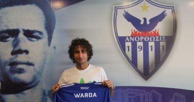أنورثوسيس القبرصي يقدم عمرو وردة بعد التعاقد موسم واللاعب يرتدى رقم 74
