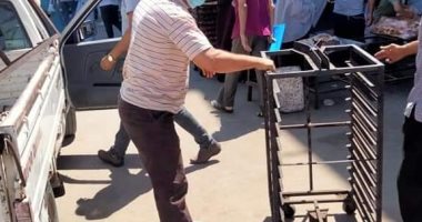رفع 619 حالة إشغال طريق وتحرير 8 محاضر عدم ارتداء كمامة بالبحيرة.. صور