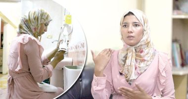 نفرتيتى العبور.. "مى" زوجة وأم صباحا و"سباكة" آخر اليوم.. "سوبر  وومن" المدينة عمود فقرى لعائلتها ومتطوعة بالخير أيام العطلات.. جيرانها: نفخر بابنتنا وقدوة للشباب.. والزوج: أثق بزوجتى وعلمتها السواقة.. فيديو