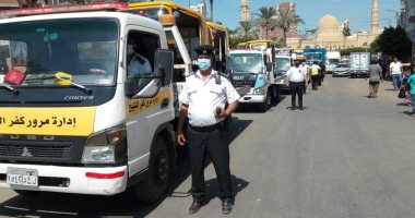 ضبط 120 توك توك مخالف خلال حملات مرورية مكبرة فى كفر الشيخ.. صور