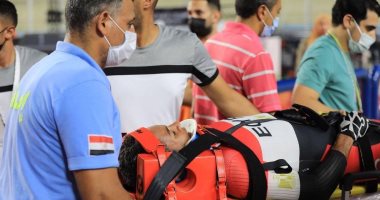 صور .. حادث يخرج محمود بكر لاعب منتخب الدراجات من نهائي بطولة العالم