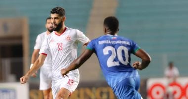 ملخص وأهداف مباراة منتخب تونس ضد غينيا الإستوائية فى تصفيات كأس العالم