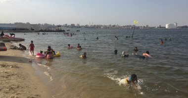 تراجع أعداد المصطافين بشواطئ الإسماعيلية مع اقتراب انتهاء فصل الصيف.. فيديو