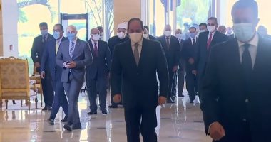 الرئيس السيسي يصل ميناء الإسكندرية البحرى للاطلاع على عمليات التطوير