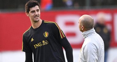 كورتوا يعود إلي ريال مدريد بفرمان من مدرب بلجيكا
