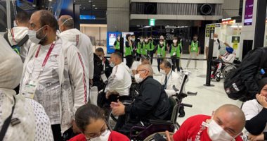 وصول بعثة مصر البارالمبية إلى قطر ترانزيت تمهيدا للعودة للقاهرة.. صور